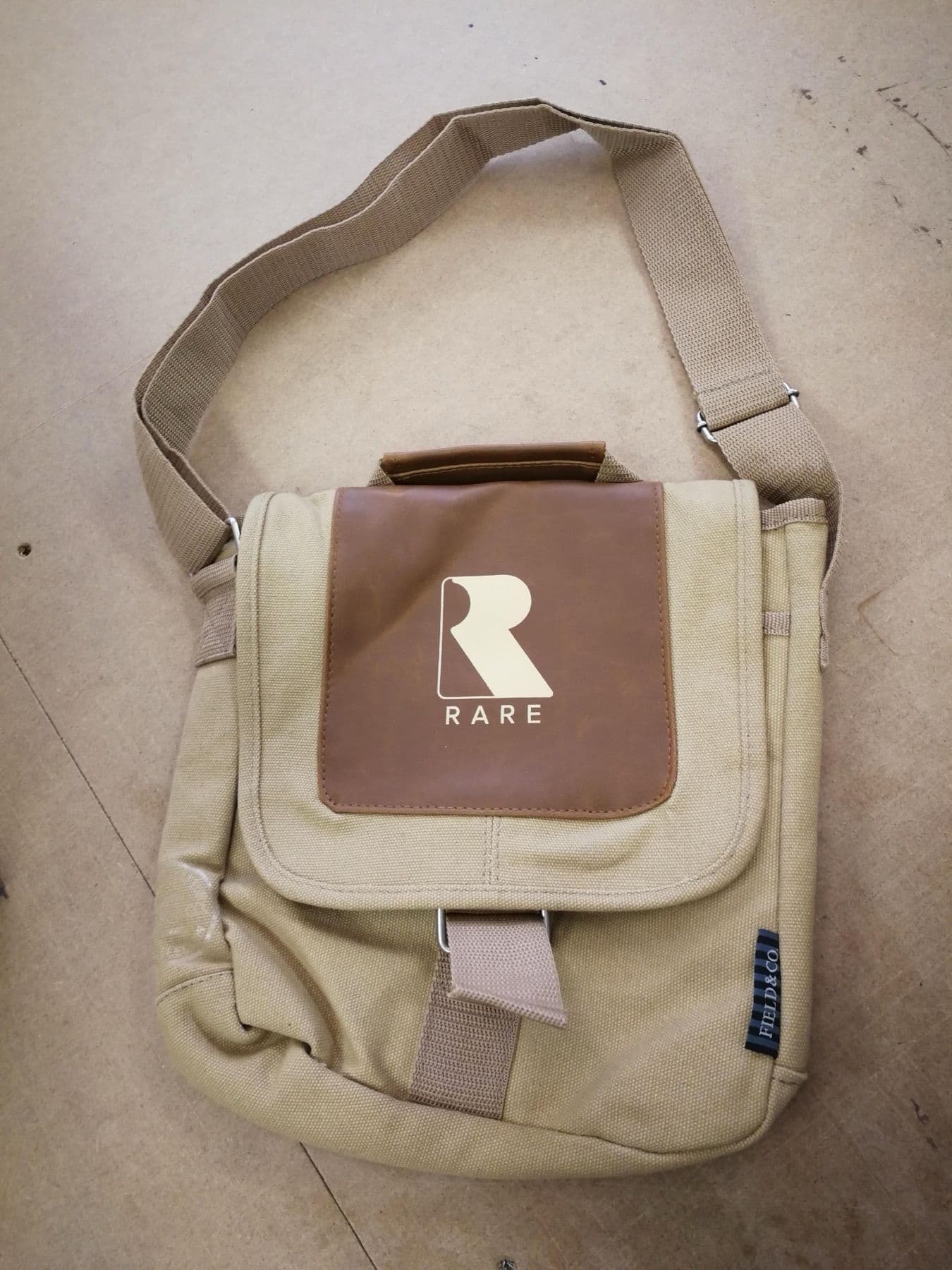 Branded messenger bag