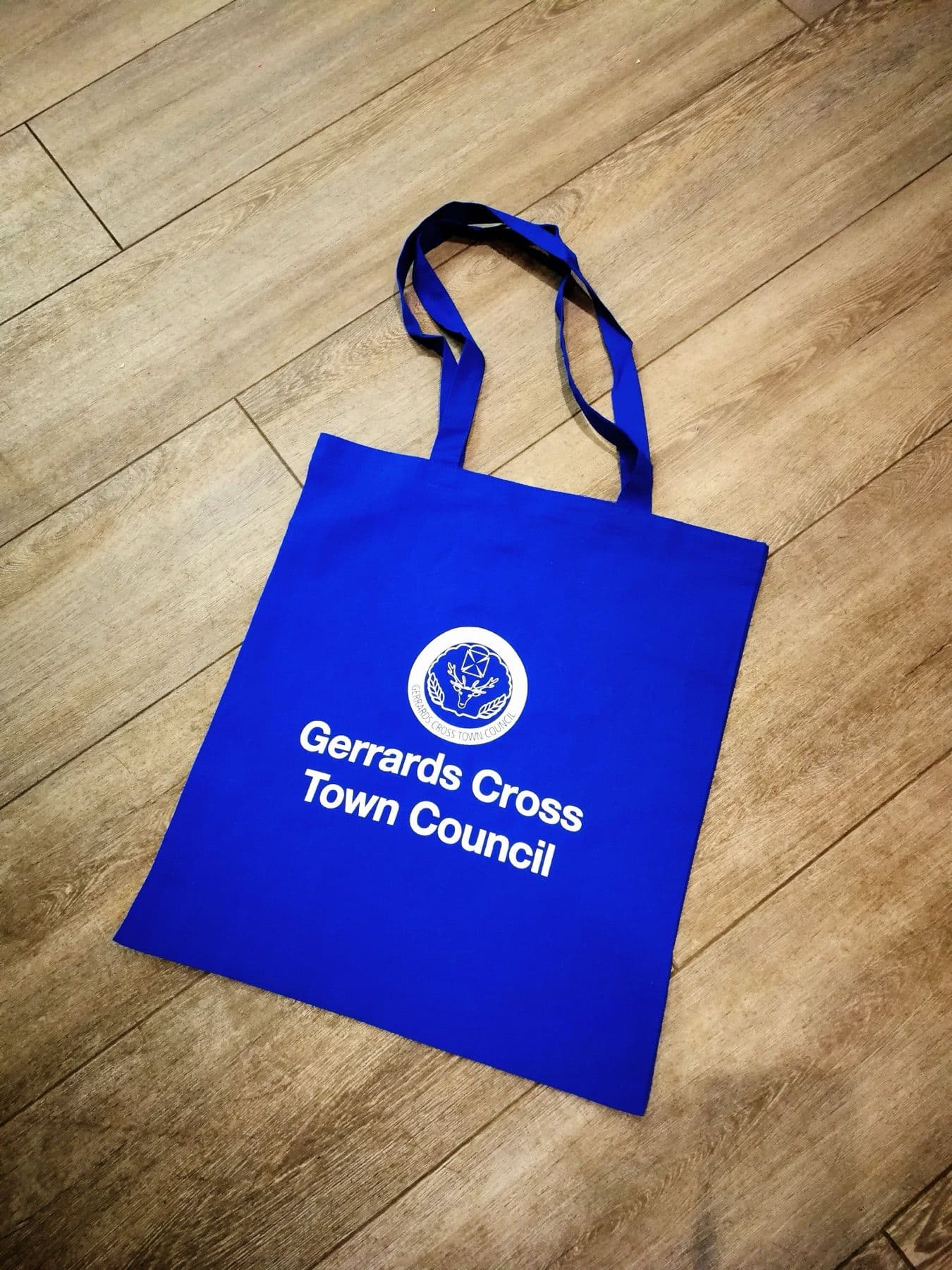 Printed town council tote bag